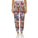 Retro Color Cropped Drawstring Pants View1