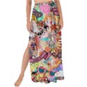 Retro Color Maxi Chiffon Tie-Up Sarong View1