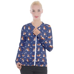 Corgi  Casual Zip Up Jacket