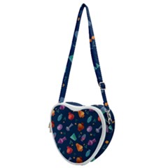 Jugs And Vases Heart Shoulder Bag by SychEva