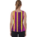 Warped Stripy Dots Velvet Tank Top View2