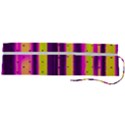 Warped Stripy Dots Roll Up Canvas Pencil Holder (L) View2