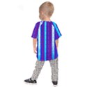 Warped Stripy Dots Kids  Raglan Tee View2