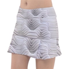 Illusion Waves Classic Tennis Skirt