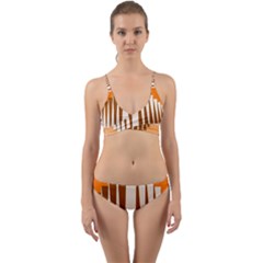 Lines Wrap Around Bikini Set