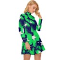 Space Odyssey  Long Sleeve Velour Longline Dress View3