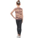 Pink  Waves Abstract Series No5 Kids  Mesh Tank Top View2