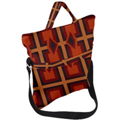 Abstract Pattern Geometric Backgrounds   Fold Over Handle Tote Bag by Eskimos