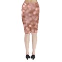 Light Reflections Abstract No6 Rose Midi Wrap Pencil Skirt View2