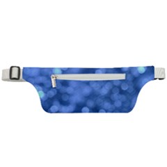 Light Reflections Abstract No5 Blue Active Waist Bag by DimitriosArt