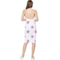 Lips Bubblegum Pattern Bodycon Cross Back Summer Dress View2