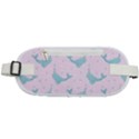 Narwales Stars  Pattern Pink Rounded Waist Pouch View1