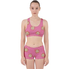 Cookies Pattern Pink Work It Out Gym Set by Littlebird