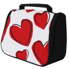 Scribbled Love Full Print Travel Pouch (big) by SomethingForEveryone