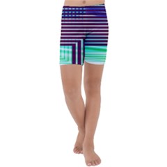 Gradient Kids  Lightweight Velour Capri Yoga Leggings