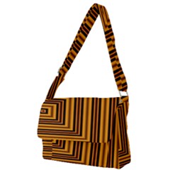 Gradient Full Print Messenger Bag (l)