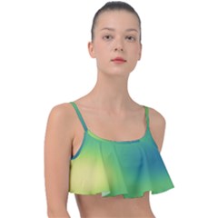 Gradientcolors Frill Bikini Top