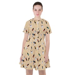 Festive Champagne Sailor Dress
