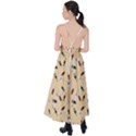 Festive Champagne Tie Back Maxi Dress View2