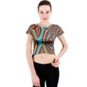 Digitalart Crew Neck Crop Top View1