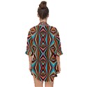 Digital Illusion Open Front Chiffon Kimono View2