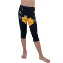 Digital Illusion Kids  Lightweight Velour Capri Leggings  View1