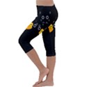Digital Illusion Kids  Lightweight Velour Capri Leggings  View2