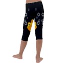 Digital Illusion Kids  Lightweight Velour Capri Leggings  View4