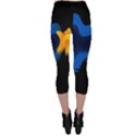 Digital Illusion Capri Leggings  View2