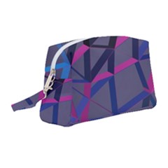 3d Lovely Geo Lines Wristlet Pouch Bag (medium) by Uniqued