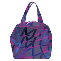 3d Lovely Geo Lines Boxy Hand Bag by Uniqued