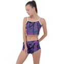3d Lovely Geo Lines Summer Cropped Co-Ord Set View1