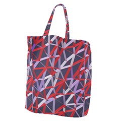 3d Lovely Geo Lines Vii Giant Grocery Tote by Uniqued