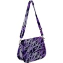3d Lovely Geo Lines  Iv Saddle Handbag View1