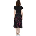 3D Lovely GEO Lines VIII Frill Hi Low Chiffon Skirt View2