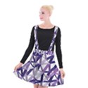 3D Lovely GEO Lines X Suspender Skater Skirt View1