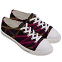 3D Lovely GEO Lines XI Women s Low Top Canvas Sneakers View3