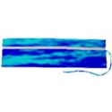 Blue Waves Abstract Series No12 Roll Up Canvas Pencil Holder (L) View2