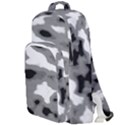 Black Waves Abstract Series No 1 Double Compartment Backpack View1