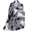 Black Waves Abstract Series No 1 Double Compartment Backpack View2