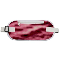 Pink  Waves Flow Series 5 Rounded Waist Pouch