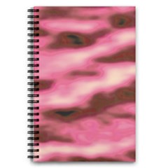 Pink  Waves Flow Series 6 5 5  X 8 5  Notebook