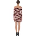 Pink  Waves Flow Series 7 Off Shoulder Top with Skirt Set View2