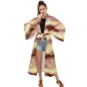 Pink  Waves Flow Series 8 Maxi Kimono View1