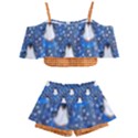 Cute iceberg penguins Off Shoulder Skirt Bikini View1