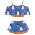 Cute iceberg penguins Off Shoulder Skirt Bikini View2