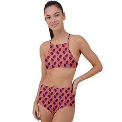 Leafs High Waist Tankini Set