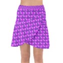 Digital Illusion Wrap Front Skirt View1