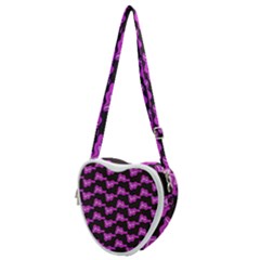 Abstract Waves Heart Shoulder Bag by SychEva