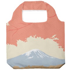 Fuji Mountain Reusable Grocery Tote Bag by Giving